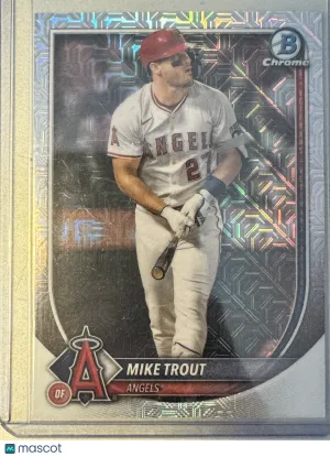 2026 Bowman Chrome Mojo Mike Trout #27 Refractor
