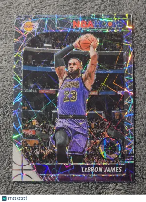 2019 Panini Hoops Premium Stock #87 LeBron James Laser