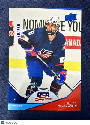 2026 Upper Deck Team USA Juniors Jillian McLaughlin #50 Deluxe /250
