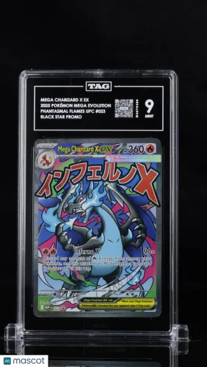 Pokemon Pokémon Mega Evolution Black Star Promos Mega Charizard X ex TAG 9 #023