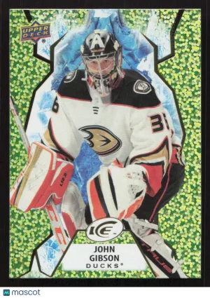 2021-22 Upper Deck Ice John Gibson #68 Green
