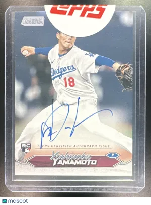 Yoshinobu Yamamoto Stadium Club Autographs #SCBA-YMA