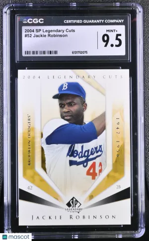 2004 SP Legendary Cuts Jackie Robinson #52 CGC 9.5 Los Angeles Dodgers