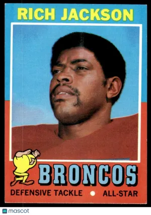 1971 Football Rich Jackson #81