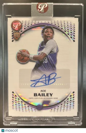 Pristine Ace Bailey Pristine Rookie Autographs #PR-AB Utah Jazz