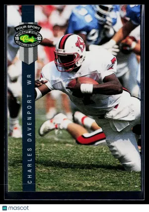 1992 Classic Four Sport Draft Pick Collection Charles Davenport #84