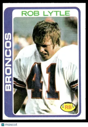 1978 Football Rob Lytle #144