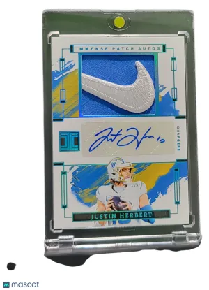 2024 Panini Impeccable Immense Patch Autos Justin Herbert #IPA-JHT Patch