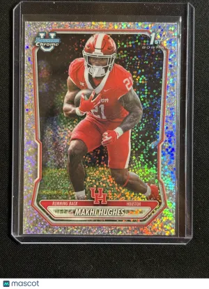 2026 Bowman Chrome University Makhi Hughes #BCP-194 Speckle Refractor