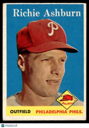 1958 Baseball Card Richie Ashburn #230