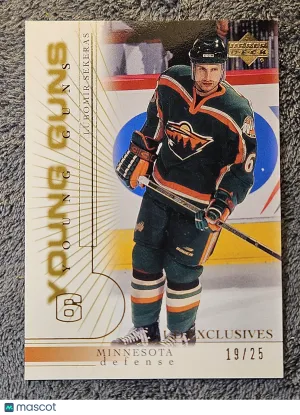 2000 Upper Deck Young Guns #432 Lubomir Sekeras Gold UD Exclusives Rookie /25 RC