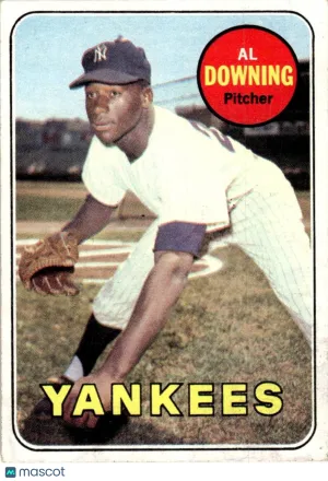 1969 Baseball Card Al Downing #292