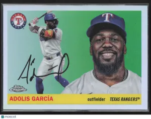 2025 Topps Heritage Chrome Adolis García #116 Refractor