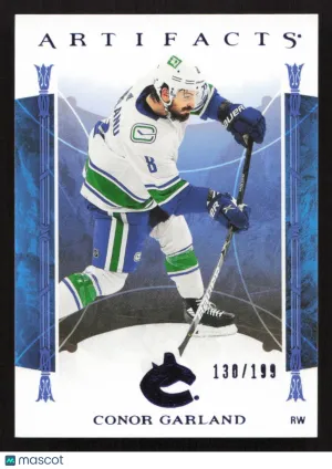 2022-23 Upper Deck Artifacts Conor Garland #94 Royal Blue SN