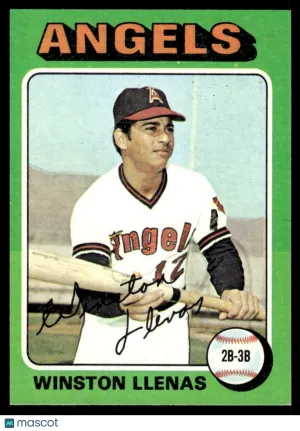1975 Baseball Card Winston Llenas #597