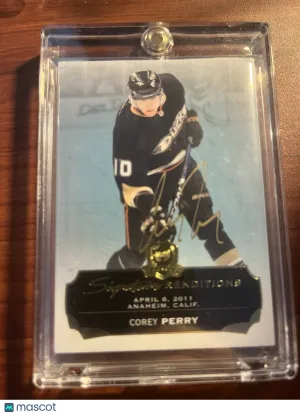 2014/15 UPPER DECK THE CUP COREY PERRY SIGNATURE RENDITIONS AUTO SP-CP