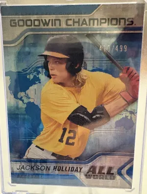 2023 Upper Deck Goodwin Champions- All World Jackson Holliday
