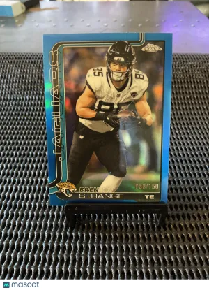 2025 Topps Chrome Brenton Strange #137 Blue Refractor /150