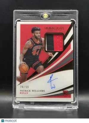 2021 Panini Immaculate Collection Patrick Williams Patch 24/99 RC