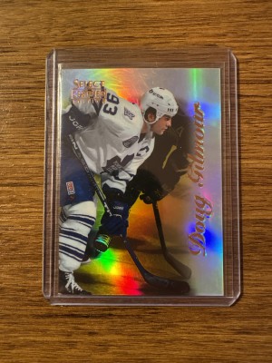 1996-97 Select Certified Doug Gilmour Mirror Gold Refractor SSP Maple Leafs #15