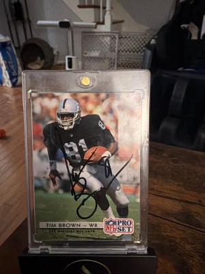 1992 Pro Set #210 Tim Brown