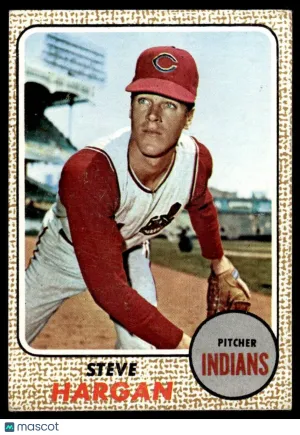 1968 Baseball Card Steve Hargan #35