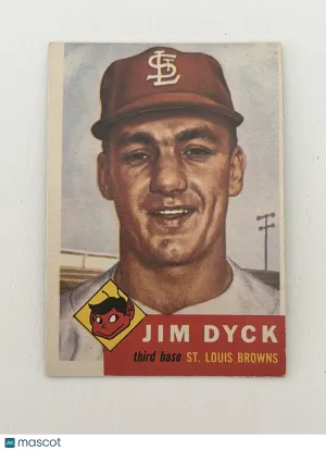 1953 Topps Jim Dyck #177
