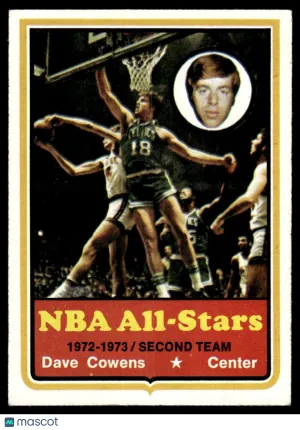 1973 Basketball Dave Cowens #40