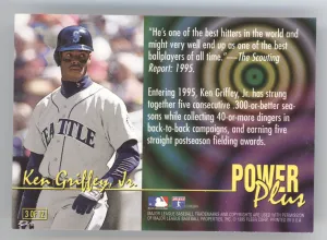 1996 Fleer Ultra Power Plus Ken Griffey Jr. #3 back