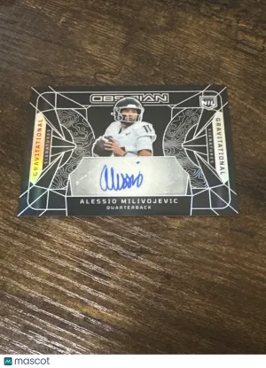 2026 Panini Obsidian Football Alessio Milivojevic #GRV-AMC