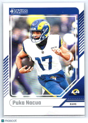2024 Donruss Puka Nacua #25 Los Angeles Rams