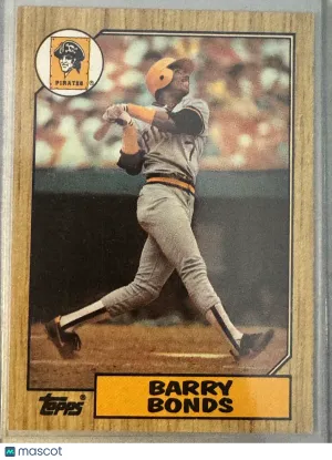 1987 Topps Barry Bonds #320