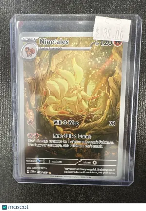 2023 Obsidian Flames Ninetales Holo Secret Rare #199/197