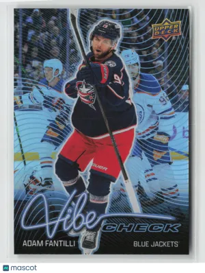 2026-27 Upper Deck Series 1 Vibe Check Adam Fantilli #VC-15