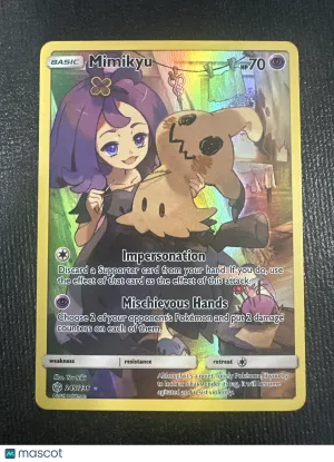 2019 Cosmic Eclipse Mimikyu Holo Secret Rare CHR FA #245/236