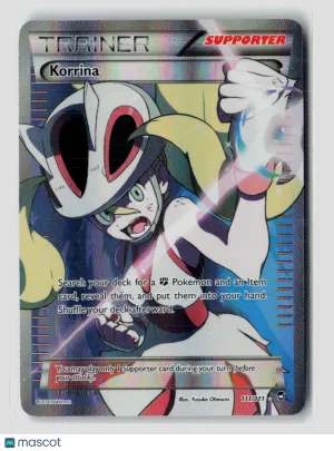 Pokemon 2014 Furious Fists Korrina UR FA #111/111