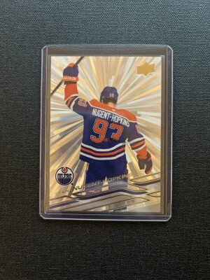 2026-27 Upper Deck Series 1 Ryan Nugent-Hopkins Outburst Silver #64 Edmonton Oilers