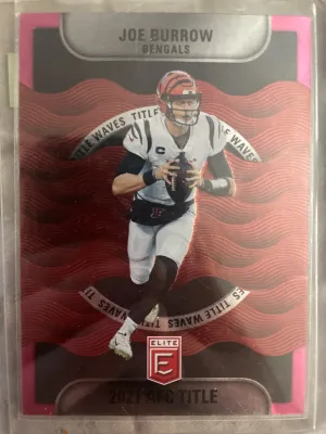 Joe Burrow Panini Donruss Elite Pink