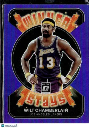 2022 Panini Donruss Optic Winner Stays Wilt Chamberlain #12 Purple