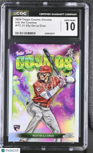 2024 Topps Cosmic Chrome Elly De La Cruz Rookie Into the Cosmos #ITC-21 CGC 10 Cincinnati Reds