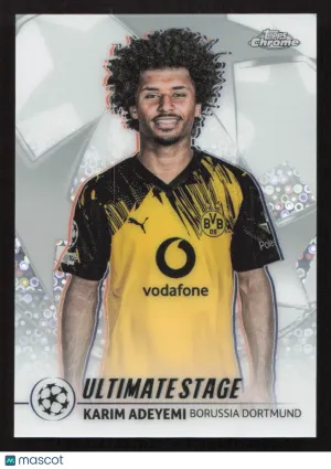 2025-26 Topps UEFA Club Competitions Karim Adeyemi #US-35 Ultimate Stage Chrome