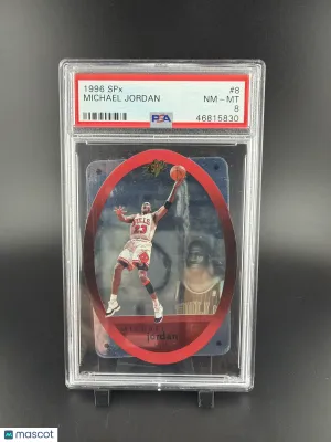 1996 SPX Michael Jordan #8 PSA 8