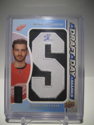 2024-25 Upper Deck Sp Game Used - Draft Day Marks Sebastian Cossa #DDM-SC /35...