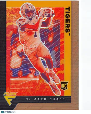 2021 Panini Chronicles Flux Draft Picks Ja'Marr Chase Bronze Rookie RC #236 LSU Tigers
