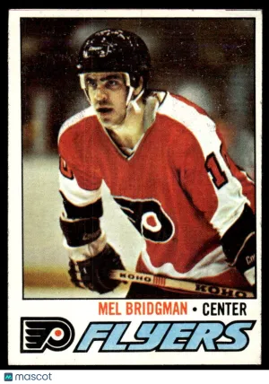 1977 Hockey Card Mel Bridgman #121