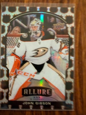 2020-21 UD Allure John Gibson NHL Shield 1945 /45 #18 (38/45)