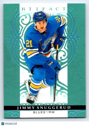 2026 Upper Deck Artifacts Jimmy Snuggerud #65 Aqua Blue
