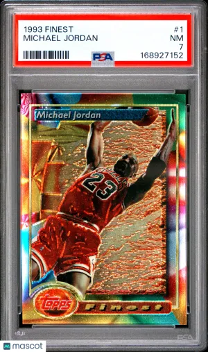 Michael Jordan 1993 Finest PSA 7