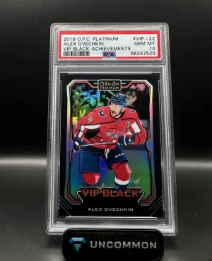 Alex Ovechkin 2018 Platinum VIP Black Achievements POP 3 (SSP)