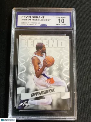 2023 Leaf Prized Legend Kevin Durant #11 CCG 10